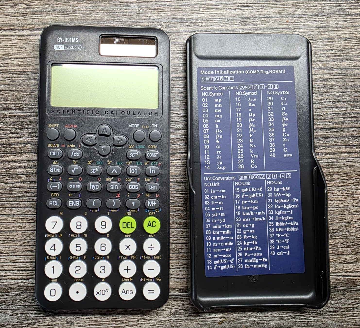 Scientific Calculator For Secondary School - Calculadora científica escolar 991MS 401 Funciones