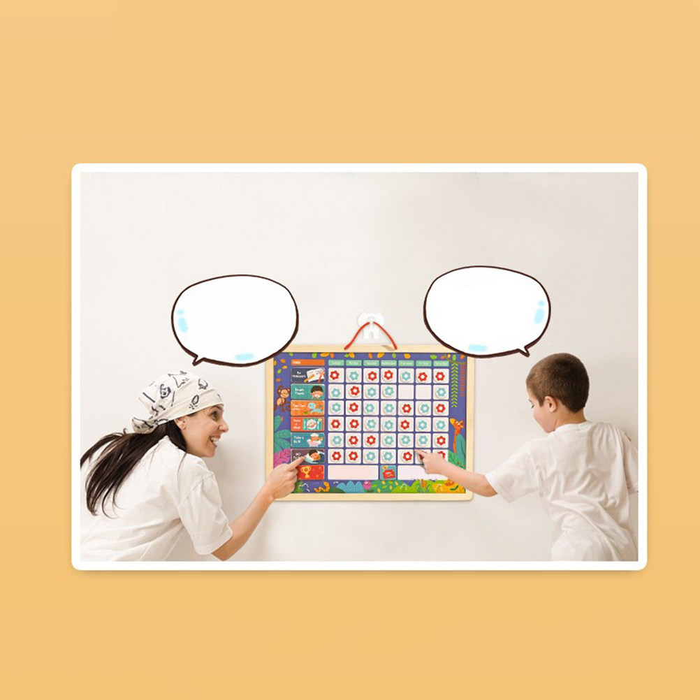 Kids Magnetic Reward Chart Board - Tabla de responsabilidades magnética para niños,