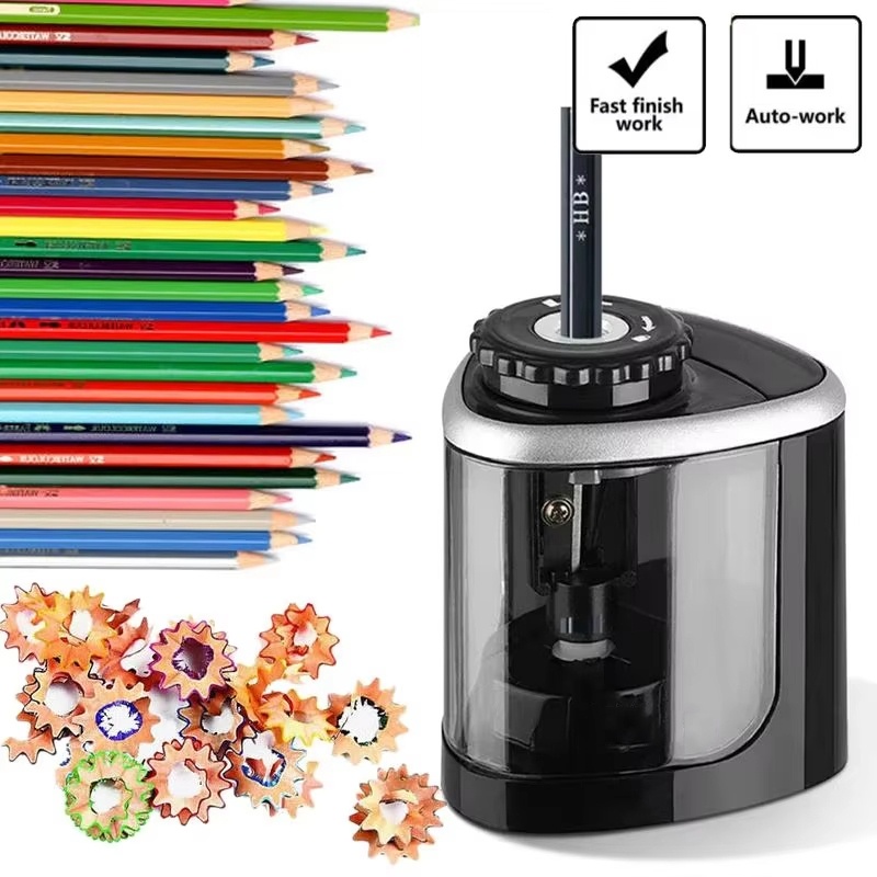 Electric Pencil Sharpener Usb - Sacapuntas automático de escritorio, sacapuntas eléctrico