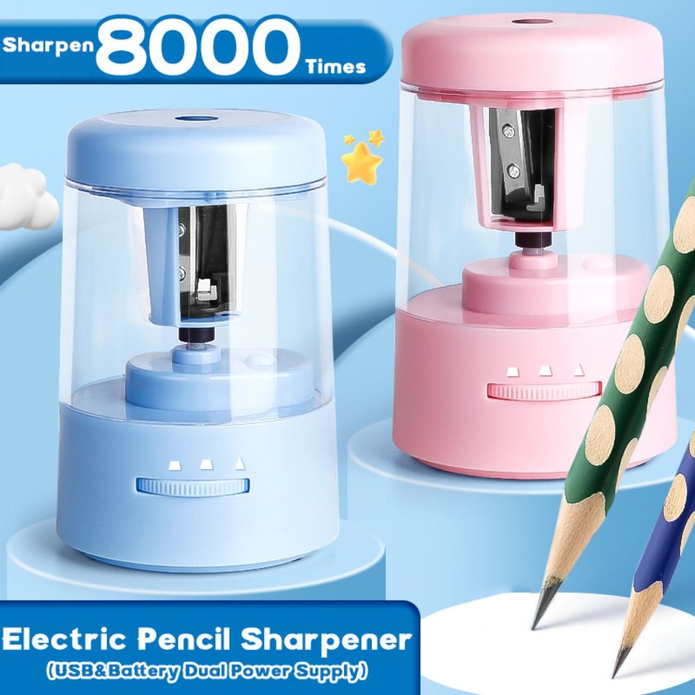 Sacapuntas Eléctrico de Tres V - Electric Pencil Sharpener Usb reseña y precio