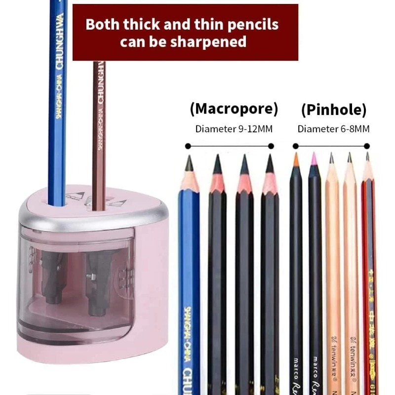 Sacapuntas Eléctrico de Dos Or - Electric Pencil Sharpener Usb reseña y precio