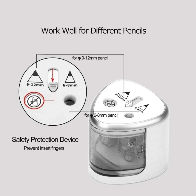 Sacapuntas Eléctrico de Dos Or - Electric Pencil Sharpener Usb reseña y precio