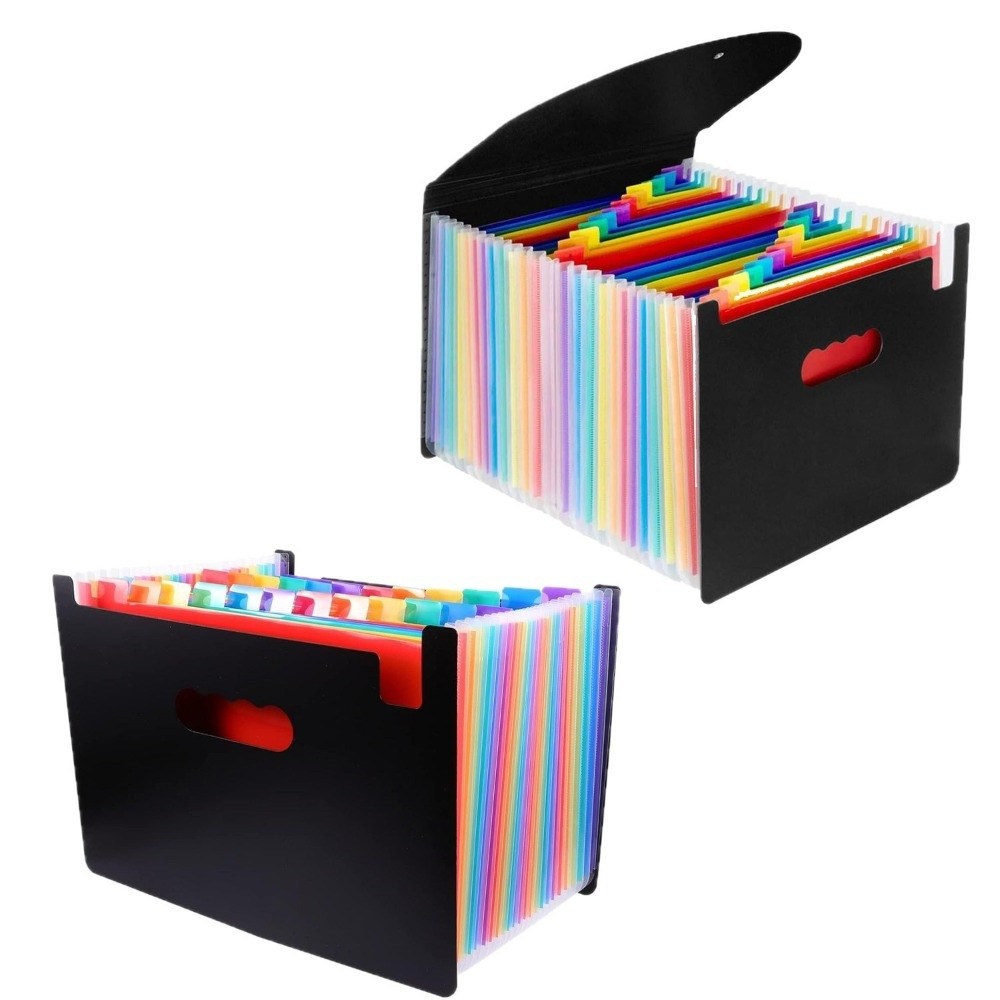 Caja de Archivo Expandible Por - Expandable Accordion File Folder 13 Pockets reseña y precio