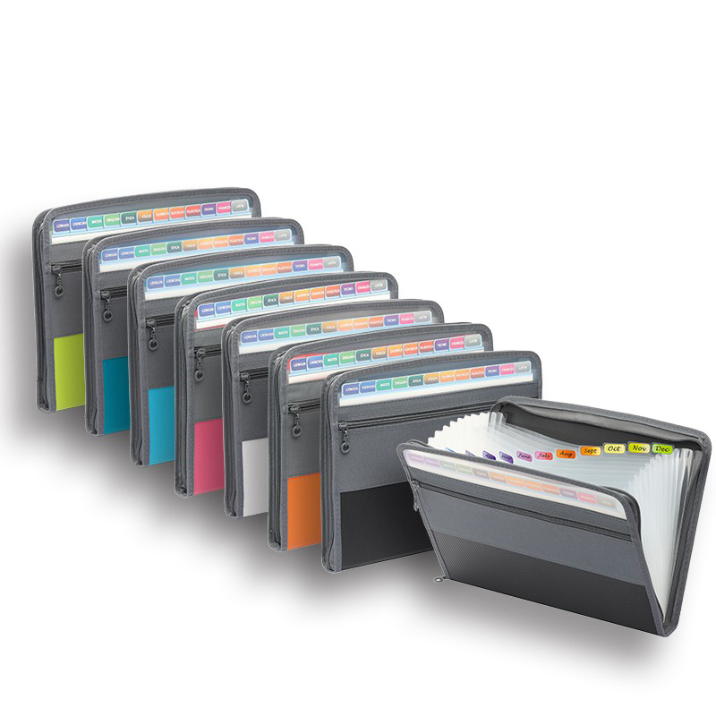 Organizador de archivos de aco - Expandable Accordion File Folder 13 Pockets reseña y precio
