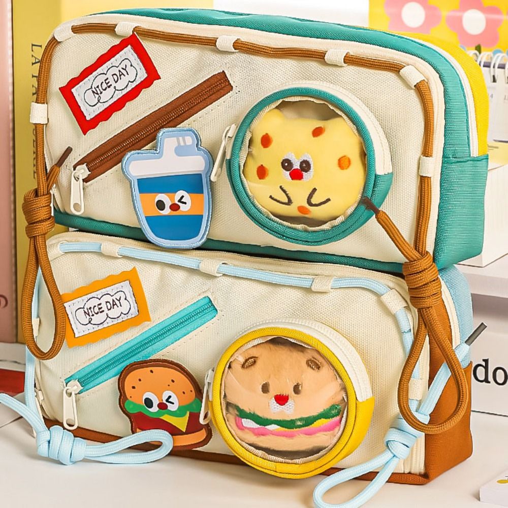 Estuche para lápices de hambur - Aesthetic Large Pencil Case Pouch reseña y precio