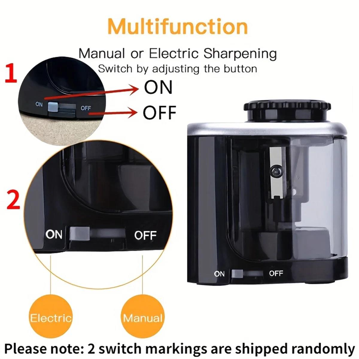 Sacapuntas automático de escri - Electric Pencil Sharpener Usb reseña y precio
