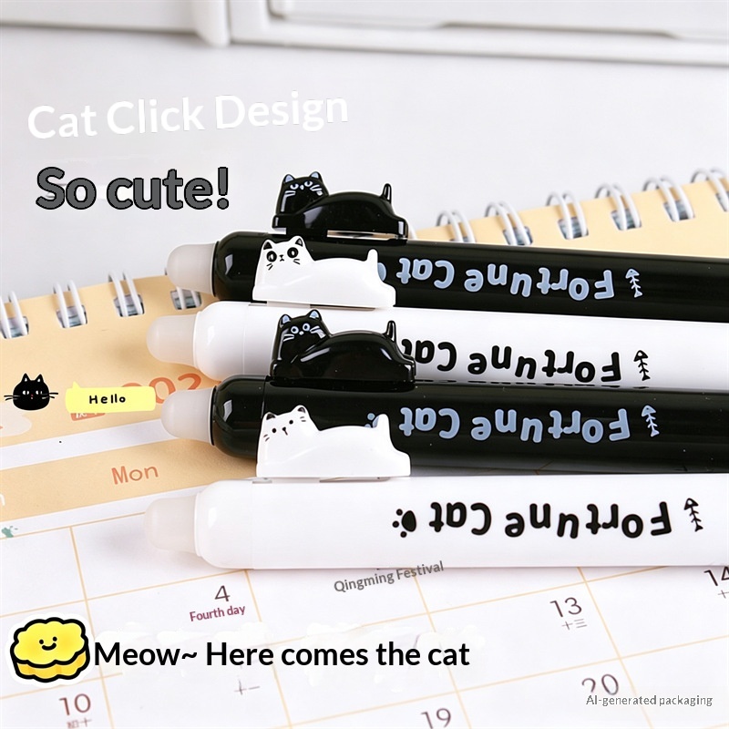 Paquete de 4 bolígrafos de gel - Retractable Eraser Pen Click reseña y precio