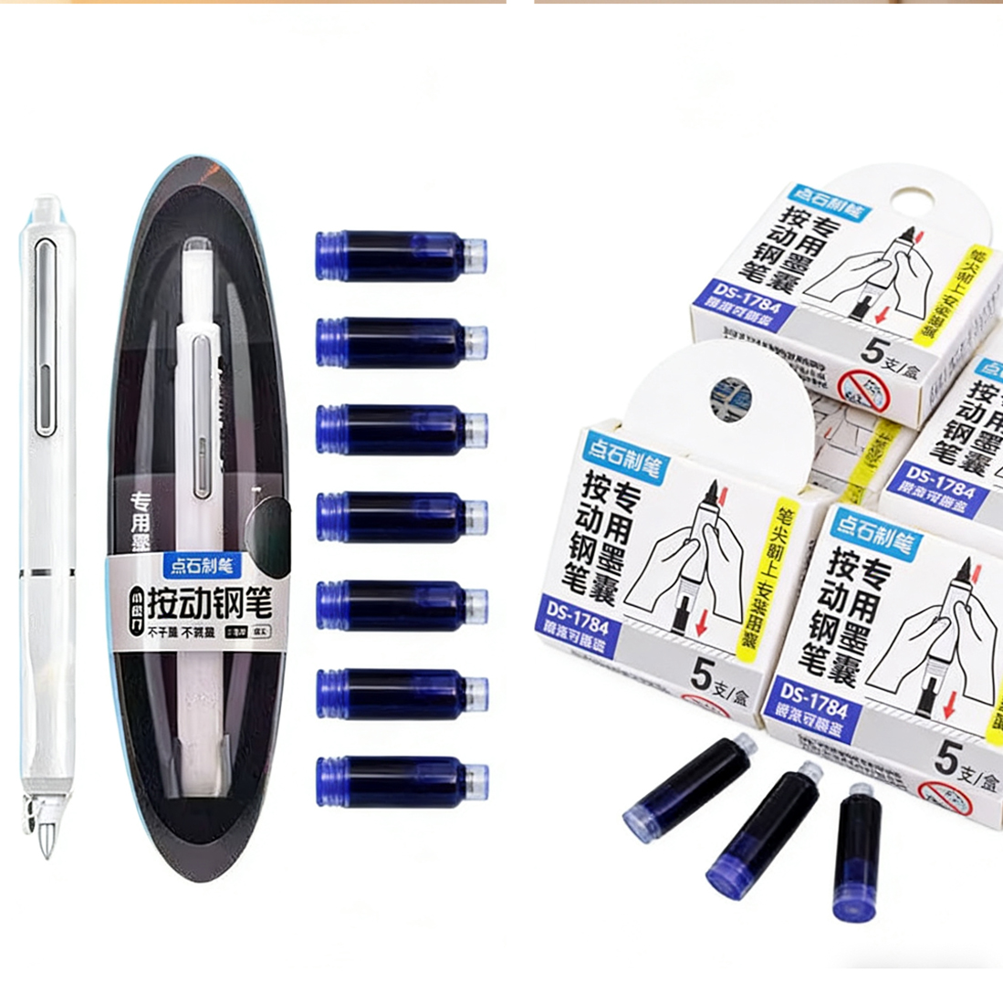 Pluma de prensa de cápsula de  - Retractable Eraser Pen Click reseña y precio