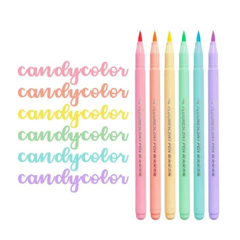 Juego de bolígrafos fluorescen - Pastel Highlighter Set Double Ended reseña y precio