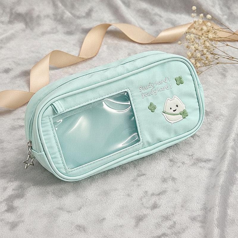 Estuche para lápices bonito, b - Aesthetic Large Pencil Case Pouch reseña y precio