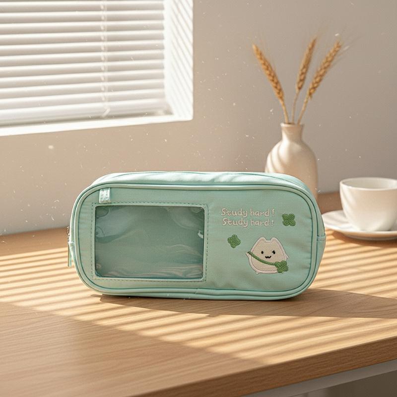 Estuche para lápices bonito, b - Aesthetic Large Pencil Case Pouch reseña y precio