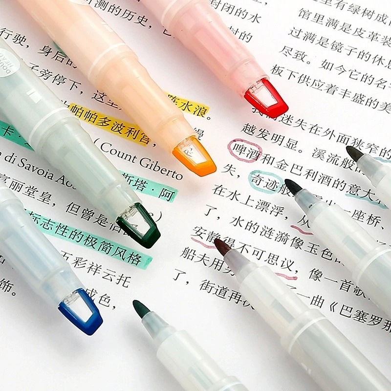 Juego de 5-25 colores de marca - Pastel Highlighter Set Double Ended reseña y precio