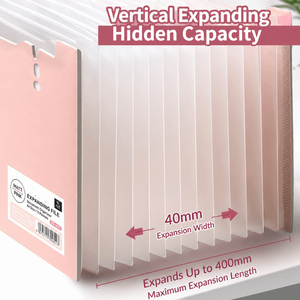 Carpeta de Archivos Expandible - Expandable Accordion File Folder 13 Pockets reseña y precio
