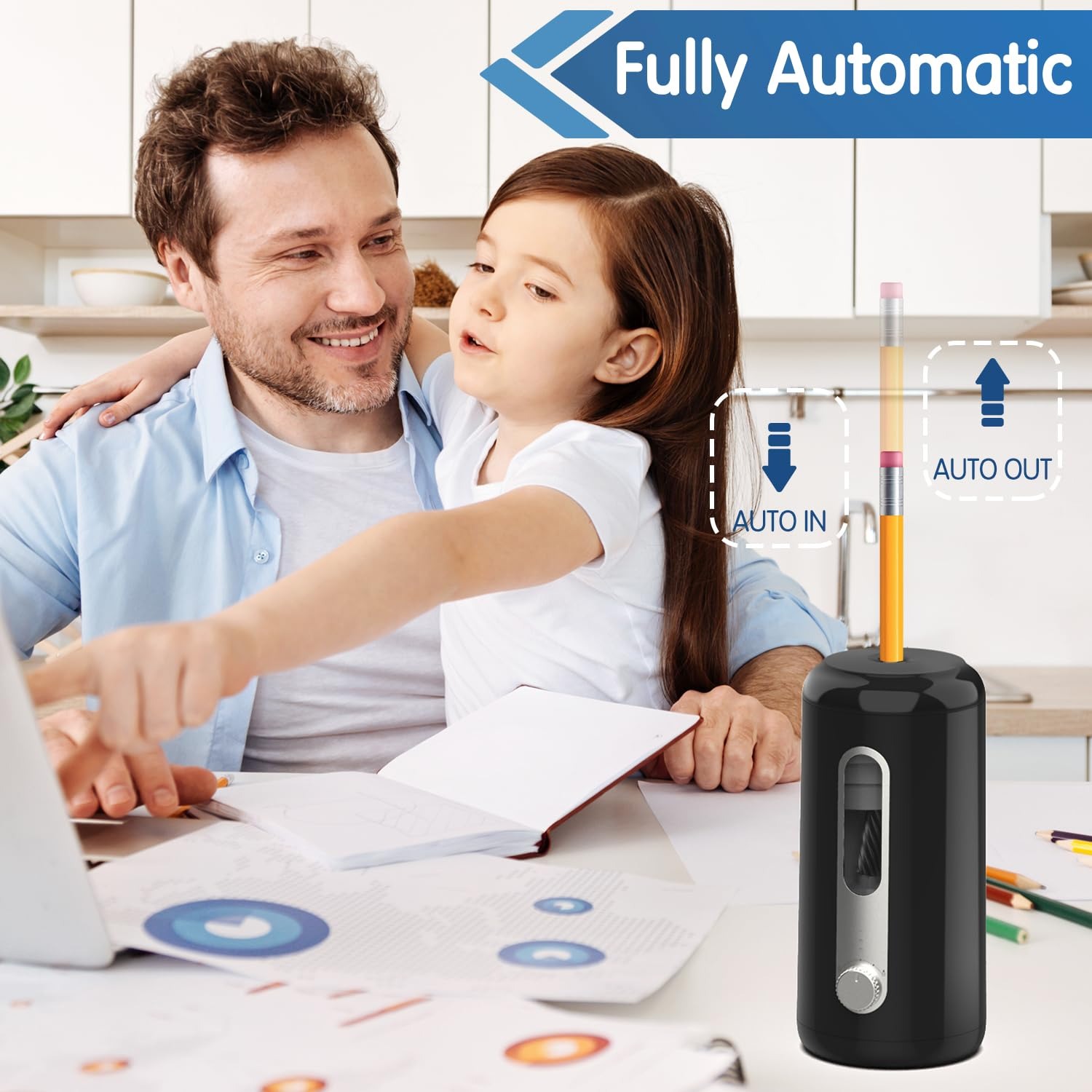 Sacapuntas Eléctrico Deli Auto - Electric Pencil Sharpener Usb reseña y precio